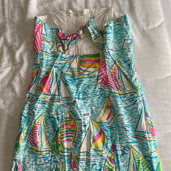 Lilly Pulitzer You Gotta Regatta strapless dress - Picture 3 of 4